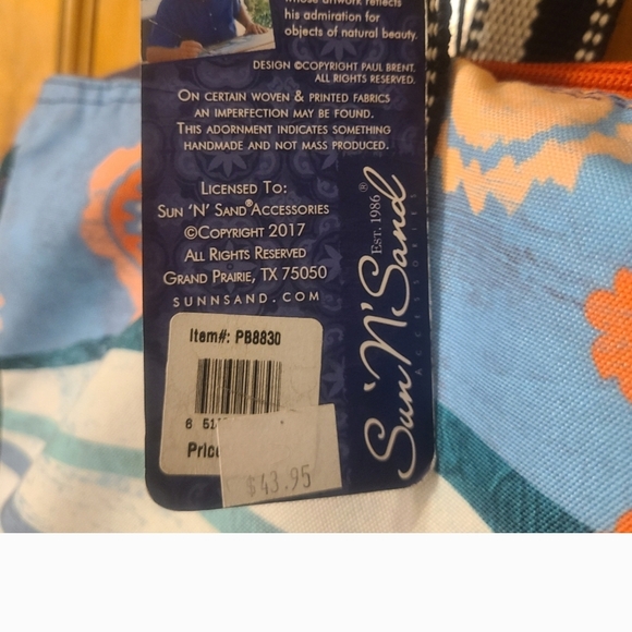 Paul Brent Coastal Life - Sea Turtle Tote Bag - BNWT - Picture 3 of 4